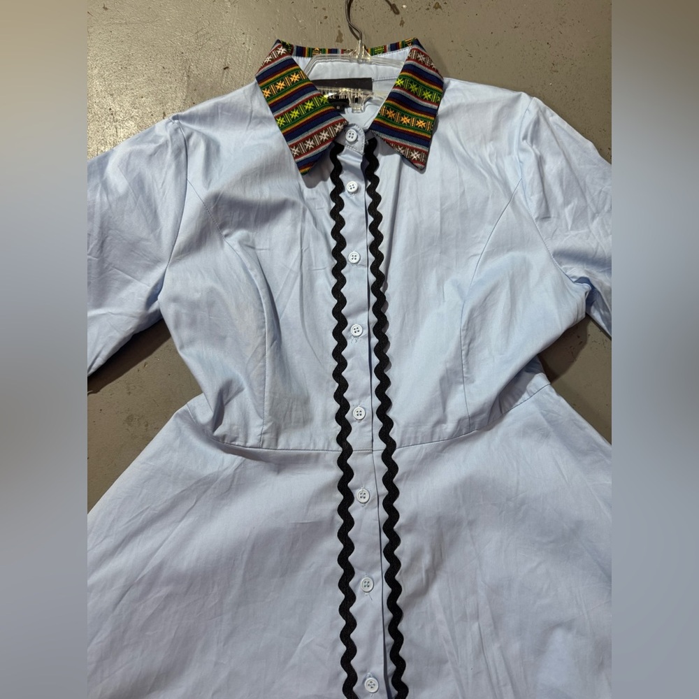 Style Mafia Multicolor Patterned Mini Dress - Picture 2 of 11